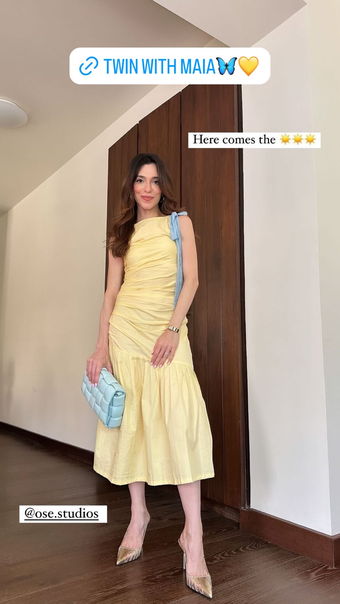 Maia Sethna in Buttercup dress