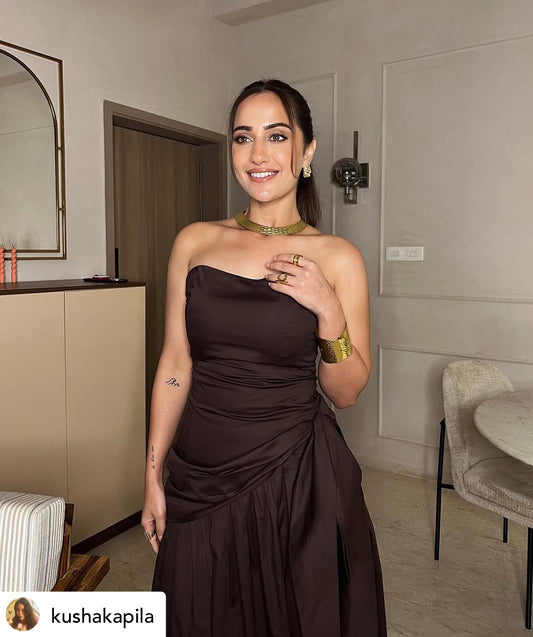 Kusha Kapila in Martini dress