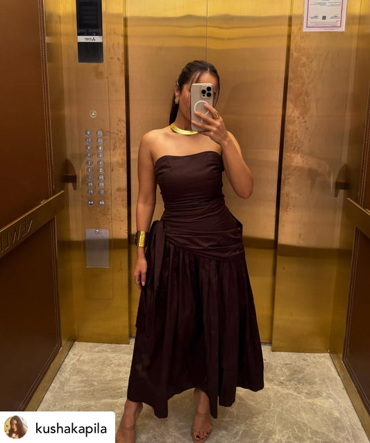 Kusha Kapila in Martini dress