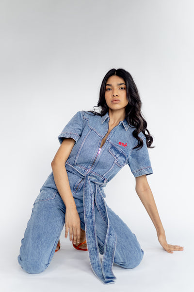 The SuperSuit- Denim Jumpsuit