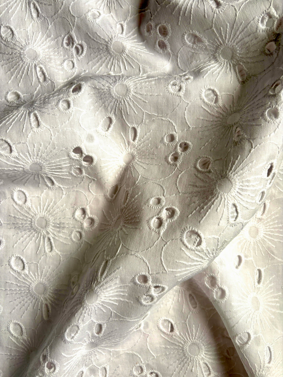 Eyelet Cotton from India