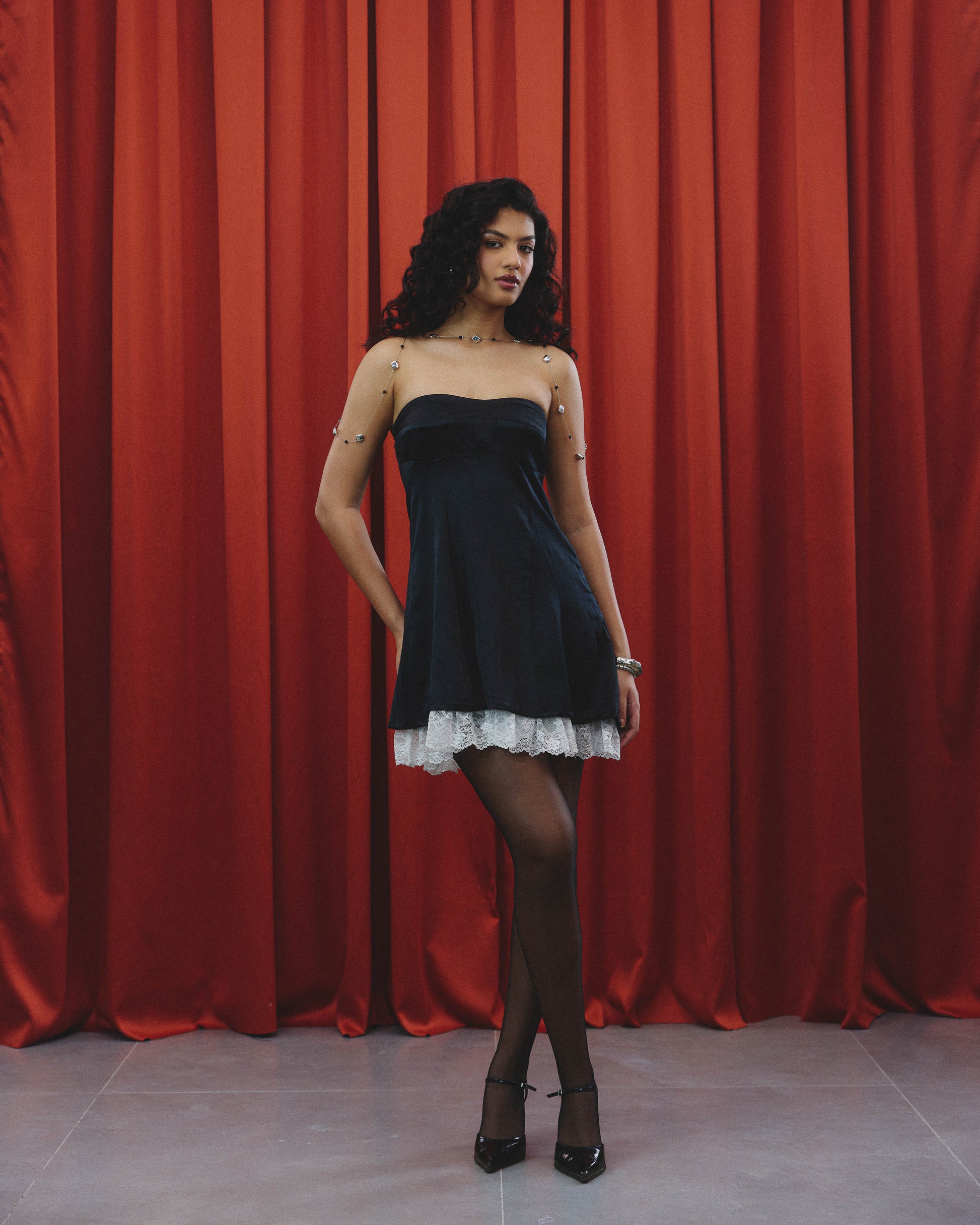 natasha mini dress black LoveShackFancy | Natasha Mini Dress | XS