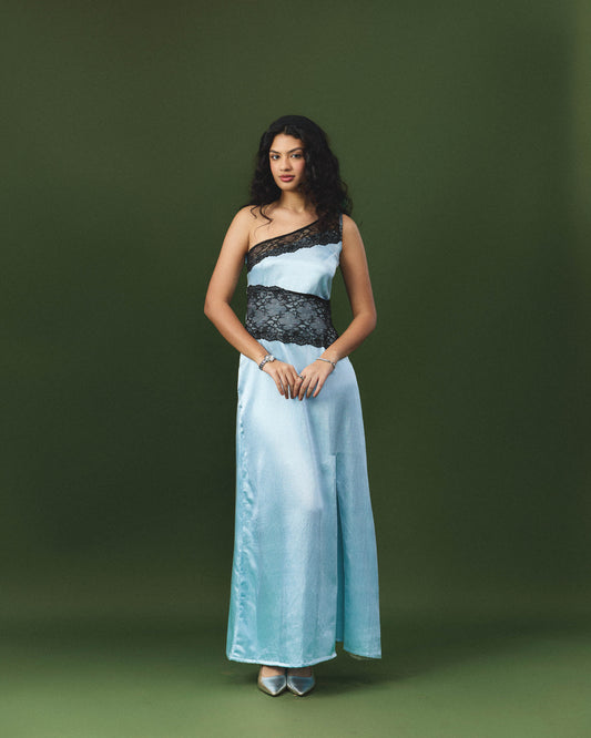 Deeksha baby blue maxi dress