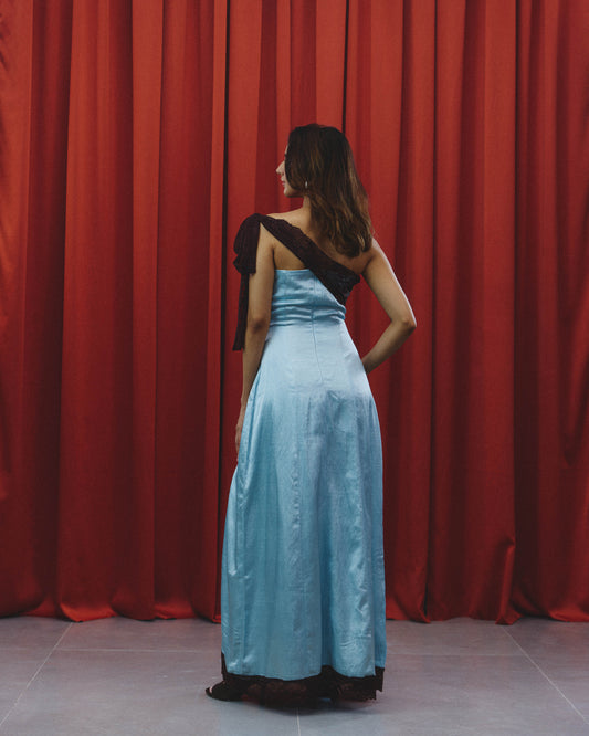 Deeksha baby blue maxi dress