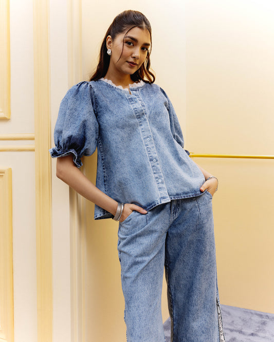 Monday blues top