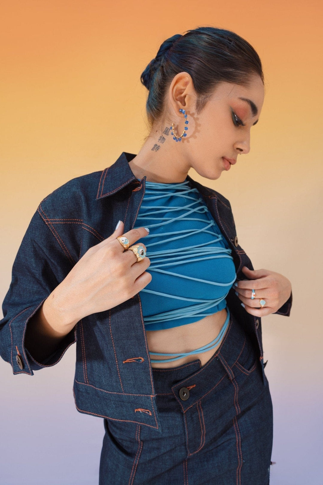 Blue jean baby jacket - Osé Studios