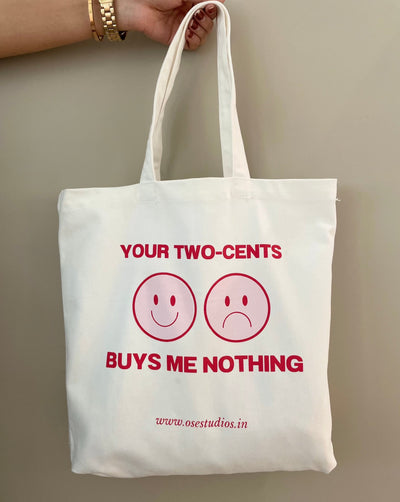 Osé Studios Hair Accessories Your two cents buys me nothing cloth bag