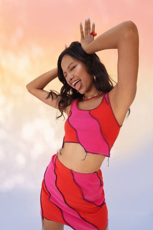 osestudios Clothing Sorbet crop top